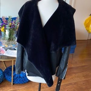 Bcbg Maxazria Leather shearling